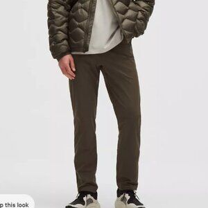 Lululemon Pants ABC Slim Fit 5 Pocket Warpstreme Asphalt Green Gray- Size 32